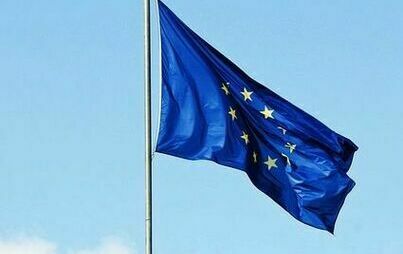zdjęcie przedstawia flagę Unii Europejskiej