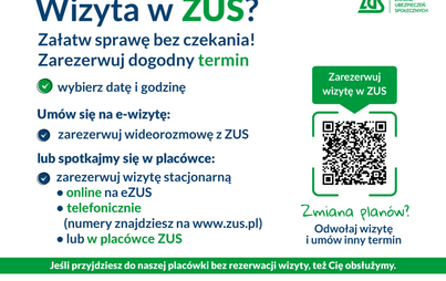 Zdjęcie do Załatw sprawę bez czekania w ZUS