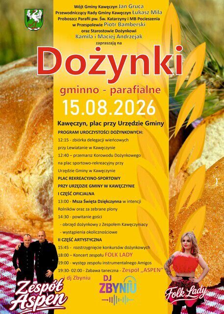 Dożynki Gminno - Parafialne 2026