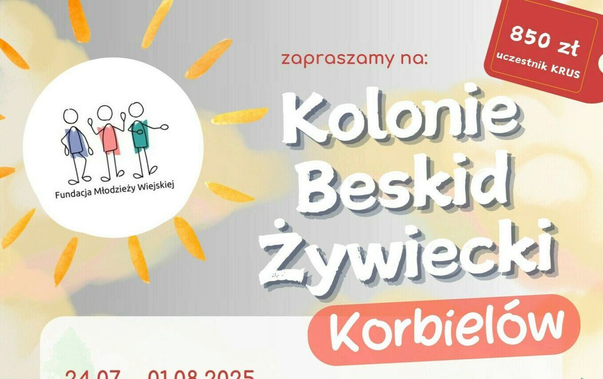 Kolonie Letnie z Związkiem Młodzieży Wiejskiej Wielkopolska